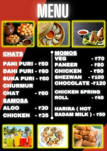 Noories Multi Cusine Kitchen menu 