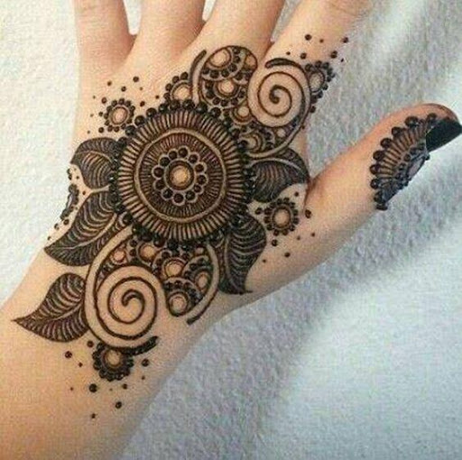 Gol Tikki Mehndi Designs 2018