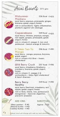 Blends & Bowls menu 3