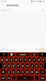 Neon Orange Keyboard