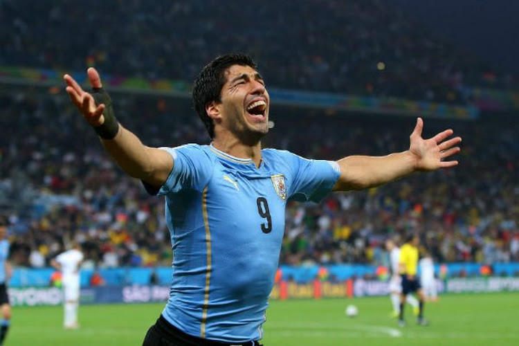 Luis Suarez avec l'Uruguay