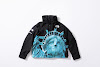 supreme x the north face statue of liberty mountain jacket black