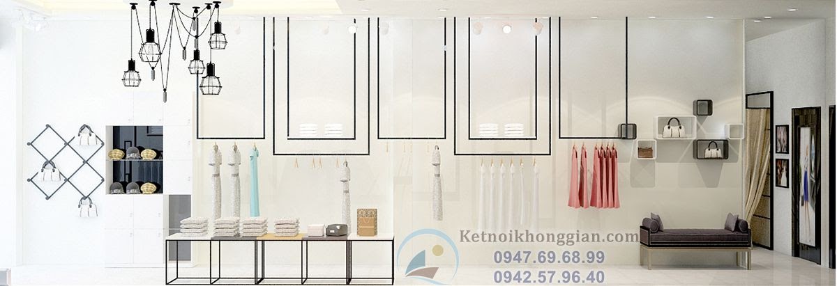 thiết kế shop thời trang công sở