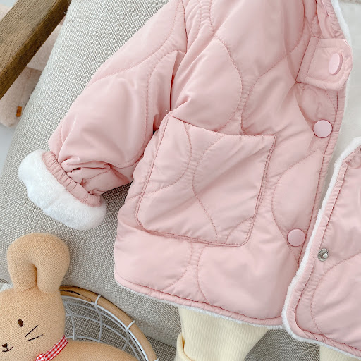Title 3, Girls Fleece Cotton Coat with Hood 0-6 Years Ol...