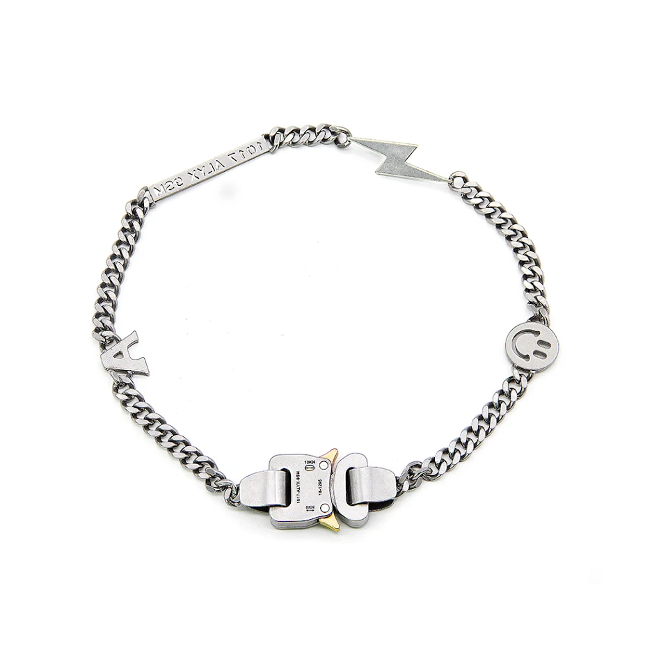 Titanium steel short necklace