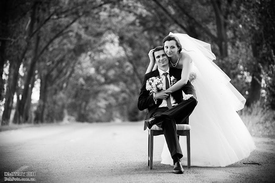 Fotógrafo de casamento Dmitriy Bekh (behfoto). Foto de 10 de março 2014