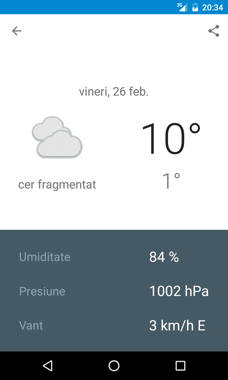 Craiova Weather Screen 3