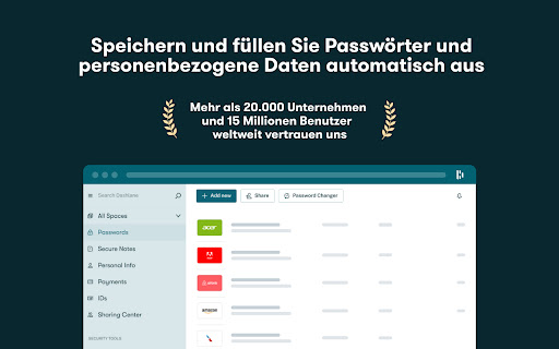 Dashlane – Passwort-Manager