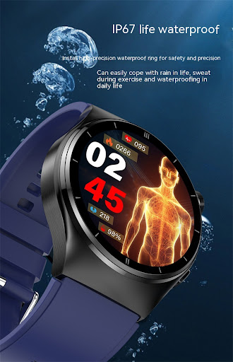 Title 7, F320 Smart Watch with Bluetooth Calling, Uric A...