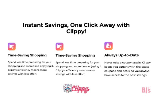 Clippy the Bjs Coupon Clipper