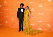 Beyoncé and husband, Jay Z at the 'The Lion King' premier.