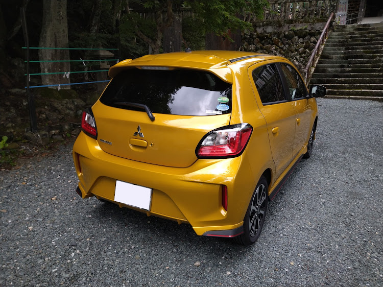 ミラージュのA03A・ミラージュ・納車・お祓いに関するカスタム事例の投稿画像2枚目