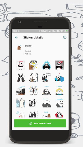 WaSticker Bears Cute - Sticker For Whatapp