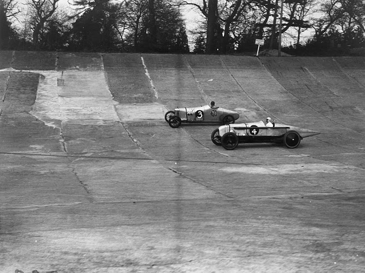 Opened in 1907, Brooklands was the first purpose-built banked motor racing circuit.