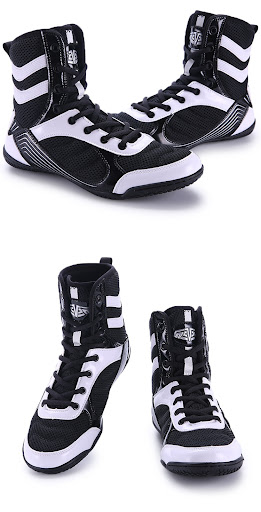 Title 2, Boxing Shoe Mens Wrestling Shoes Fitness Indoo...
