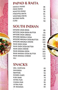 Mehta Restaurant menu 4