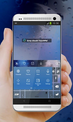免費下載個人化APP|회색 구름 TouchPal 테마 app開箱文|APP開箱王