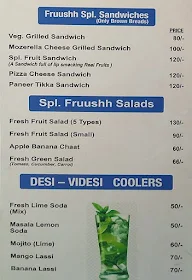 Cafe Fruushh menu 2