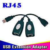 Bộ Dây Nối Dài Usb Băng Dây Mạng Lan Rj 45 Kéo Dài 45M Chất Lượng Tốt