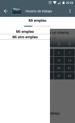 Horario de trabajo Free