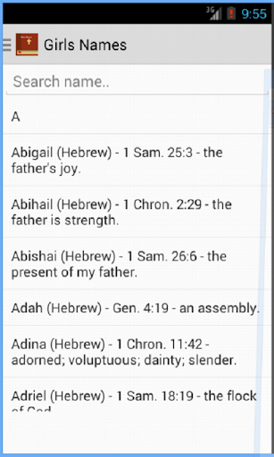 Bible Names And Meanings Apps On Google Play