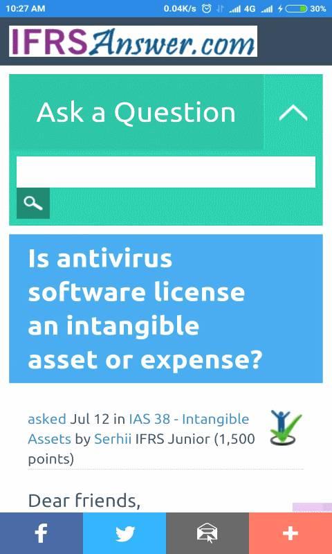 Android application IFRS Accounting Forum screenshort