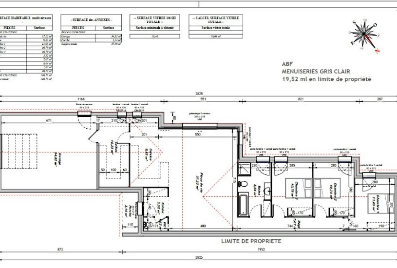  Vente Terrain + Maison - Terrain : 633m² - Maison : 110m² à Jarnac (16200) 