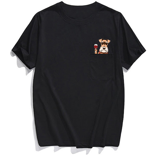 Title 3, 2D printed short-sleeved dog T-shirt