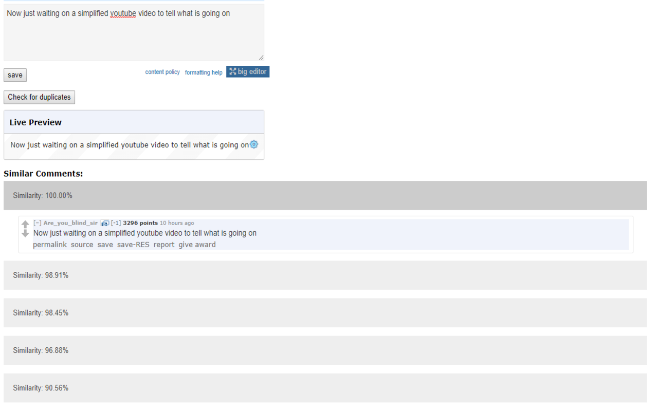 Reddit comment checker Preview image 2