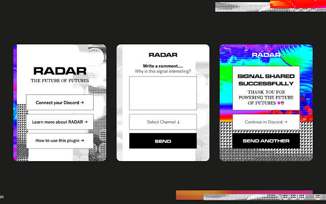 Radar Signals chrome extension