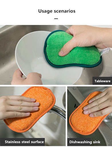 Title 3, Magic Microfiber Dual Action Scrubbing Cleaning...
