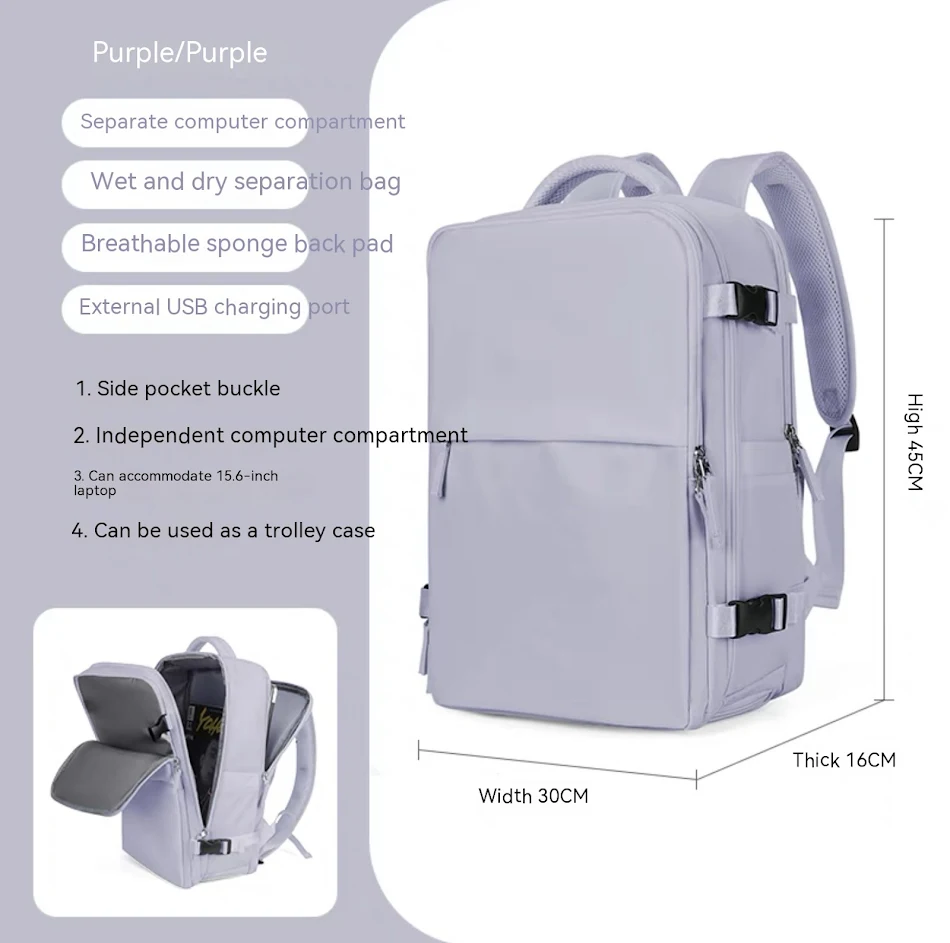 Grote Multifunctionele Waterdichte Reismummy Rugzak, Perfect voor Reizen met Baby's en Kinderen