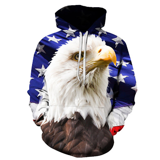 Title 4, Printed Hooded Pullover Sweater for Men, Baseba...