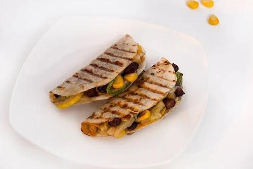 Two Bean Corn Quesadilla