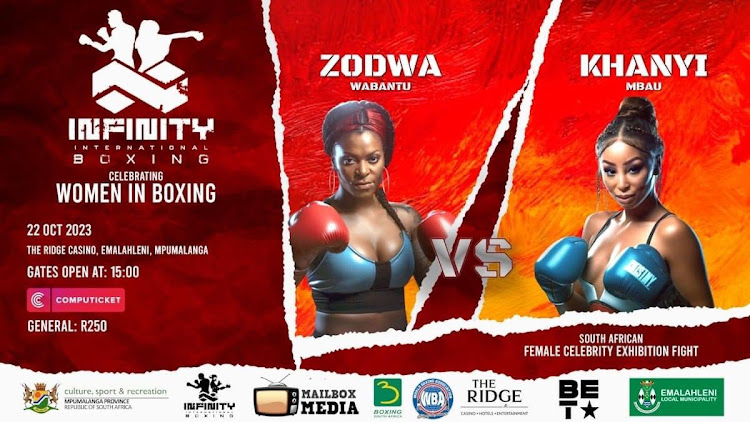 The poster for the bout, which is due to take place on October 22.
