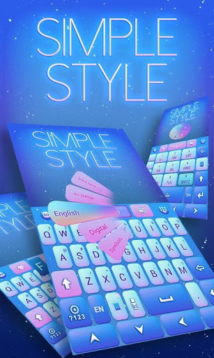 Simple Style GO Keyboard Theme