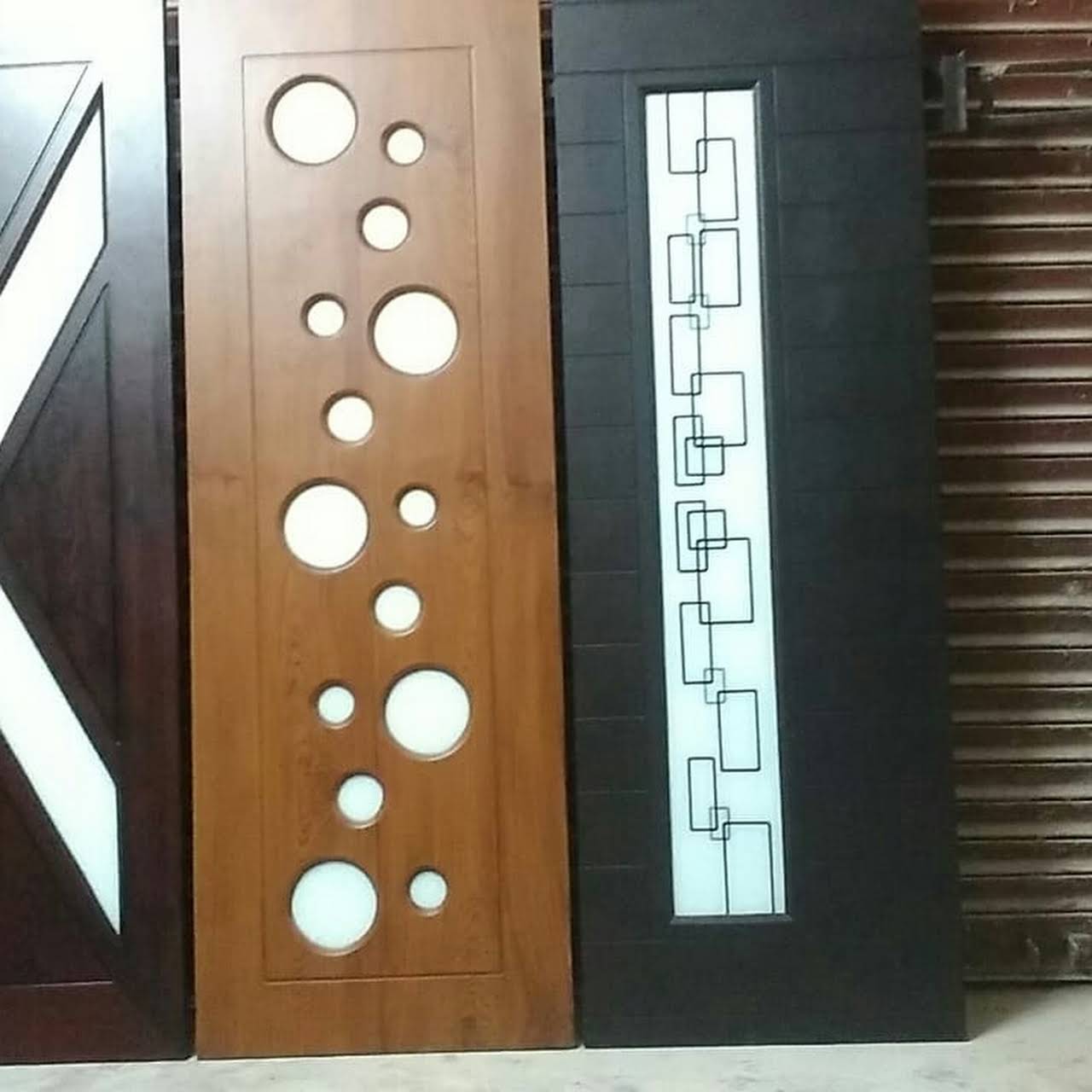 Fiber Bathroom Door Design Kerala