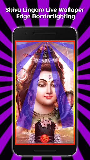 Shiva Lingam Live Wallpaper-Edge Borderlighting