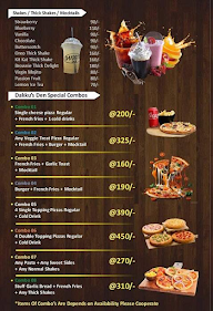 Dakku's Den Cafe menu 3