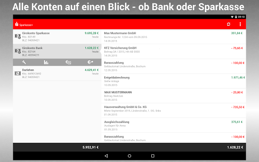 Sparkasse+ fürs Tablet