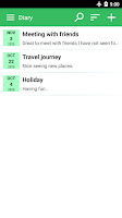 Diary, Journal app with lock Screenshot