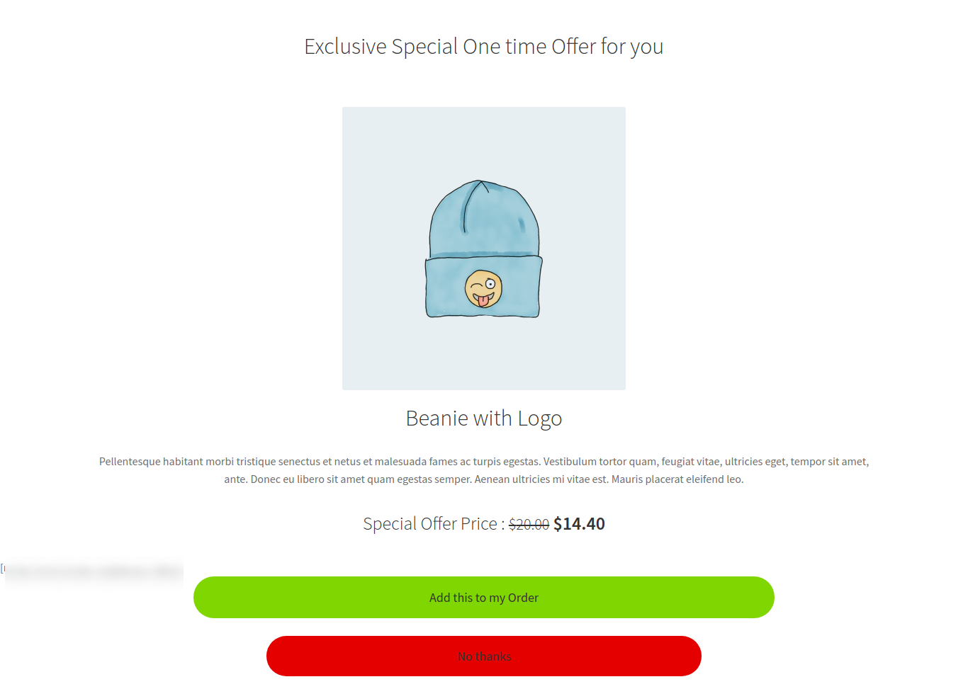 One Click Upsell plugin exclusive offers