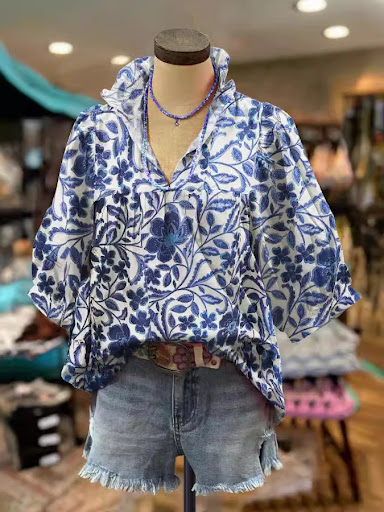 Title 2, Womens Printed T-shirt, Imitation Shirt V Suit...
