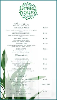 The Greenhouse Cafe menu 2