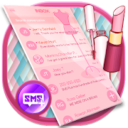 Girly Pink SMS  Icon