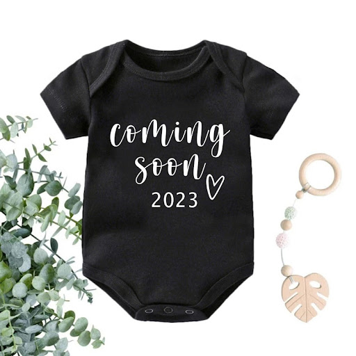 Title 1, Baby Alphabet Print Newborn White Triangle Body...