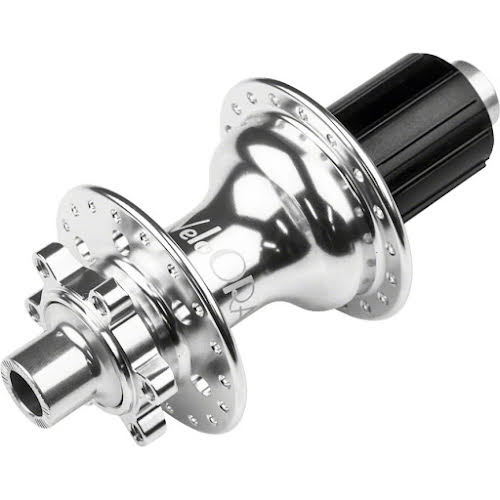 Velo Orange Rear Hub - QR x 135/12 x 142mm, 6-Bolt, HG 11 Road, Silver, 32H