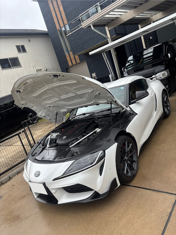スープラのSUPRA・TOYOTA・マットホワイトエディション・NS1・洗車に関するカスタム事例の投稿画像1枚目