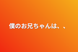 僕のお兄ちゃんは、、