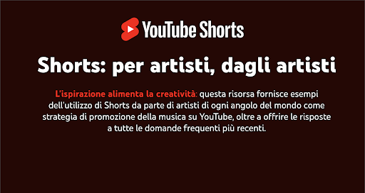 Shorts: guida per trovare ispirazione e domande frequenti per artisti, da artisti